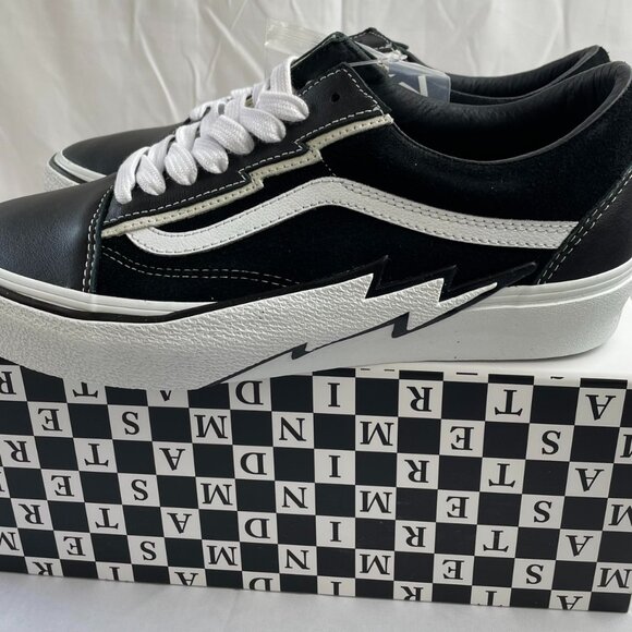 Vans Old Skool Bolt VI Mastermind Japan Black VN0007PRBLK, Kids’s size US 3.5 - Picture 7 of 9